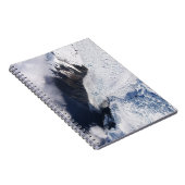 Carnet Franz Josef Glacier Vue aérienne, Nouvelle-Zélande (Côté Droit)