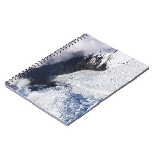 Carnet Franz Josef Glacier Vue aérienne, Nouvelle-Zélande