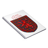 Carnet Fraser de Lovat Tartan Scottish Plaid (Côté Droit)