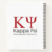 Carnet Fraternité pharmaceutique Kappa Psi (Dos)