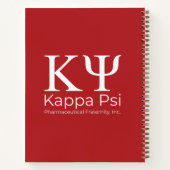 Carnet Fraternité pharmaceutique Kappa Psi (Dos)