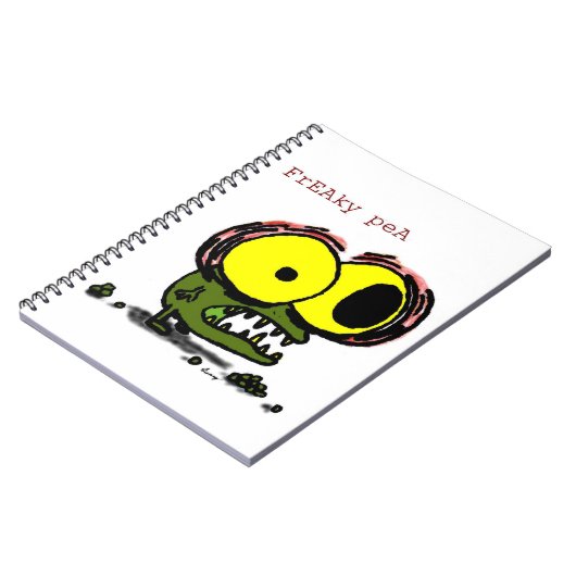 Carnet Freaky Pea (Côté gauche)