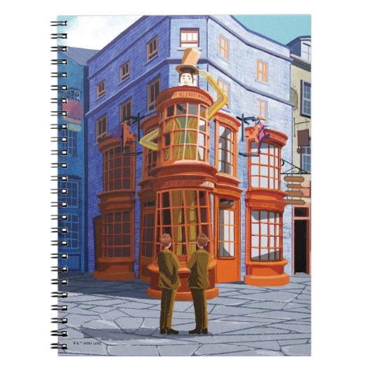 Carnet Fred et George chez Weasley's Wizard Wheezes (Devant)