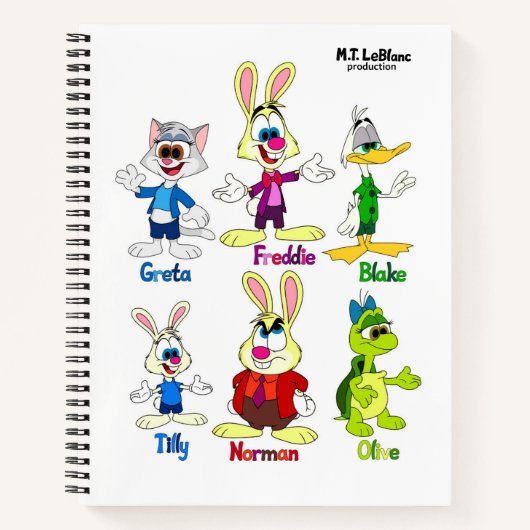 Carnet Freddie Bunny & Friends (Devant)