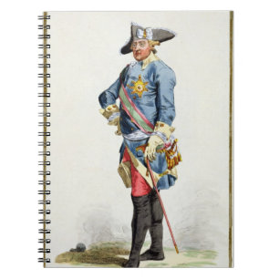 Carnet Frederick II "les grand" (1712-86) rois de la