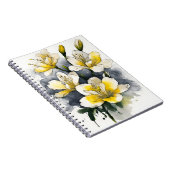 Carnet Freesia - Fleurs aquarelle (Côté Droit)