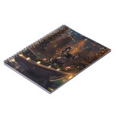 Carnet French Bulldog Christmas Festive Voyage (Côté gauche)