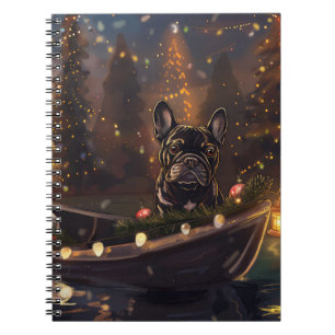 Carnet French Bulldog Christmas Festive Voyage