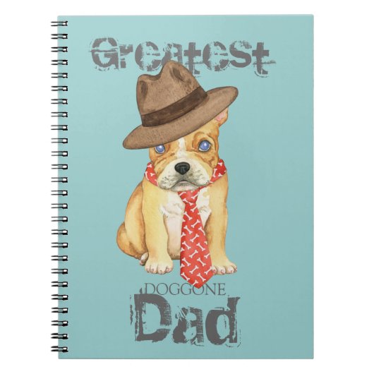 Carnet French Bulldog Papa (Devant)