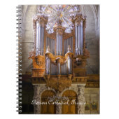 Carnet French cathedral organ notebook (Devant)
