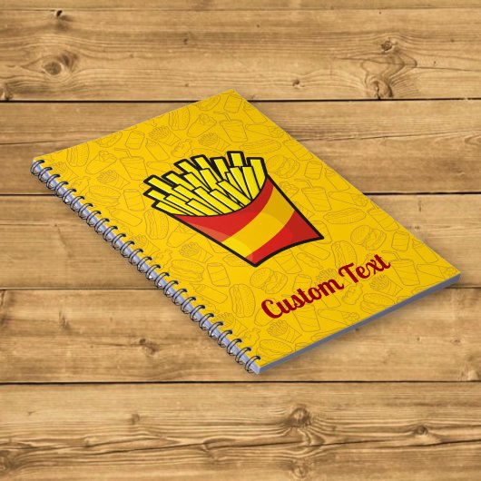 Carnet French Fries Notebook