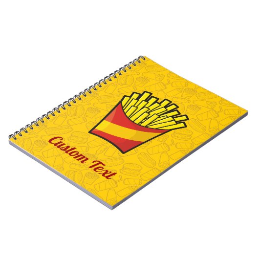 Carnet French Fries Notebook (Côté gauche)