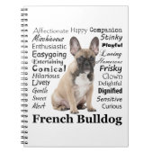 Carnet Frenchie Traits (Devant)