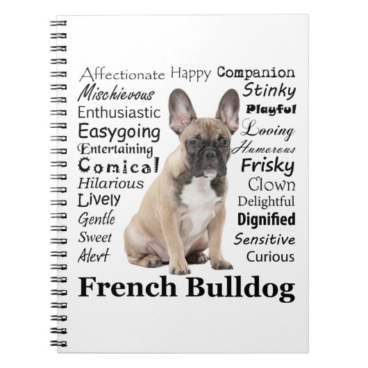 Carnet Frenchie Traits (Devant)