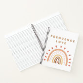 Carnet Frequence Love avec arc-en-ciel  (Intérieur)
