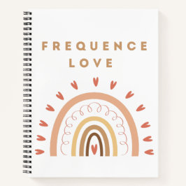Carnet Frequence Love met regenboog Notitieboek