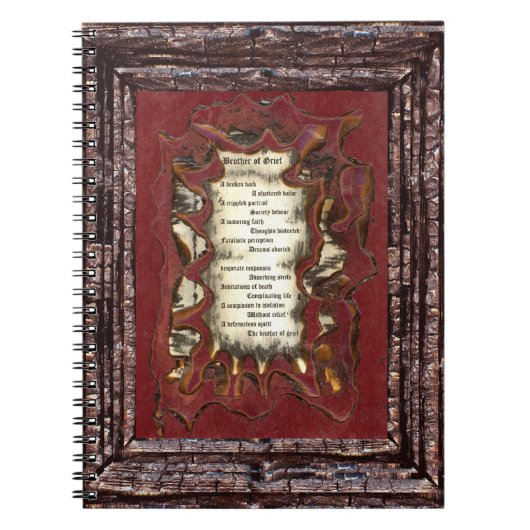 Carnet Frère du deuil (Devant)