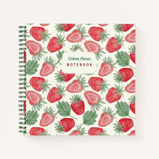 Carnet Fresas primaverales (Devant)