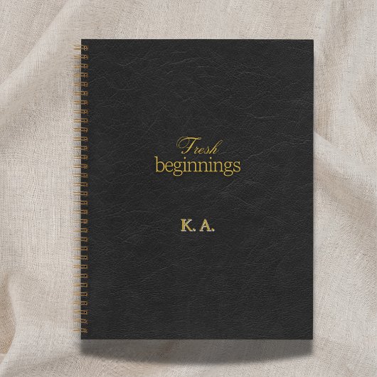 Carnet Fresh Beginnings Leather-Look Retirement Gift