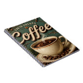 Carnet Fresh Brewed Coffee Rustic Farmhouse (Côté Droit)