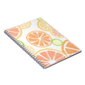 Carnet Fresh Citrus Fruits Orange Lime Lemon Pamplemousse (Côté Droit)