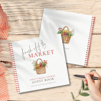 Fresh off the Market Fête des mariées Guest Book