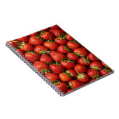 Carnet Fresh Strawberry Fields Repeating Pattern (Côté Droit)