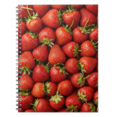 Carnet Fresh Strawberry Fields Repeating Pattern (Devant)