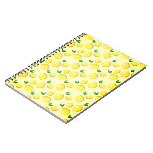 Carnet Fresh Yellow Lemons (Côté gauche)