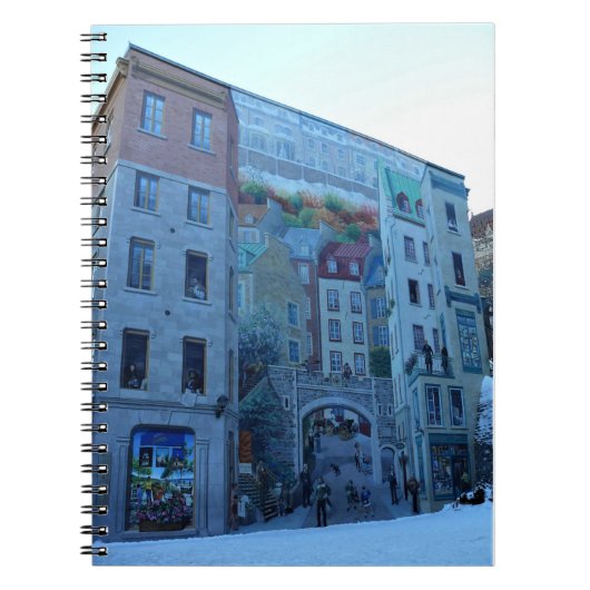 Carnet Fresque dans le Vieux-Québec, Québec, Canada (Devant)