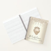 Carnet Friandises de confiserie avec gouttes de brillant  (Intérieur)