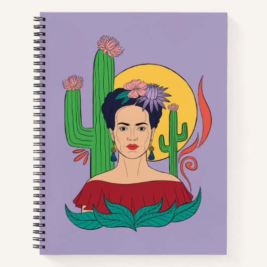 Carnet Frida Kahlo Desert Graphic (Devant)