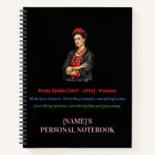 Carnet Frida Kahlo Personalized (Devant)