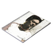 Carnet Frida Kahlo Portrait textile (Côté gauche)