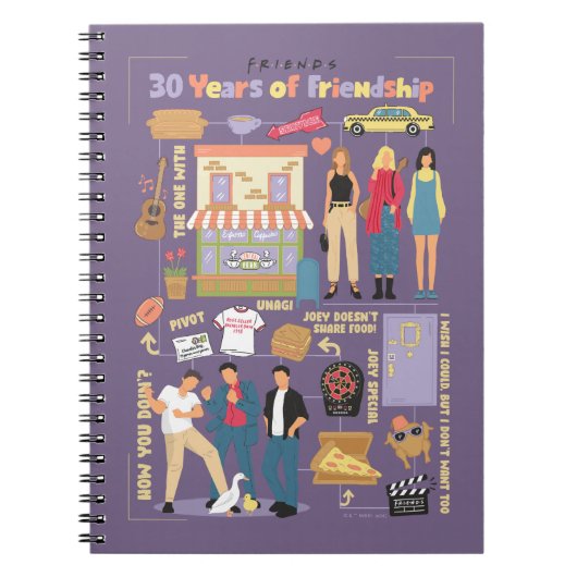 Carnet FRIENDS™ | 30 Ans d'Amitié (Devant)