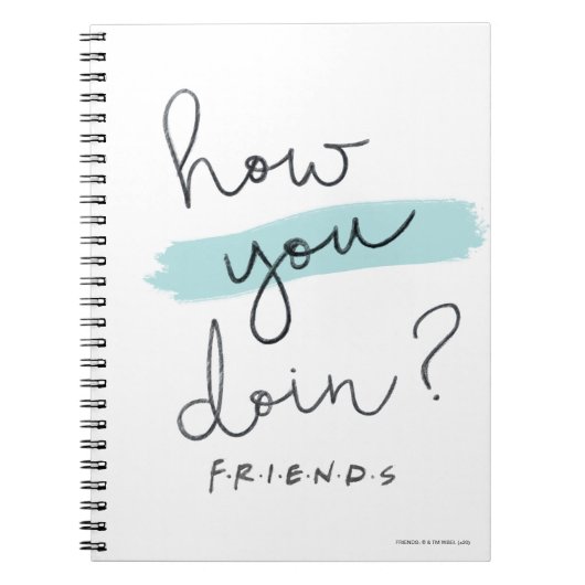 Carnet FRIENDS™| Comment ça va ? (Devant)