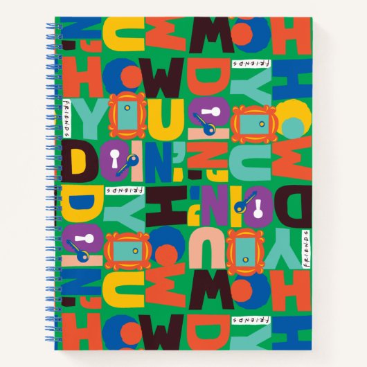 Carnet FRIENDS™ | Comment vas-tu Design Vibrant (Devant)