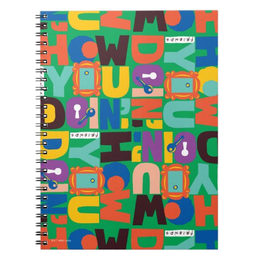 Carnet FRIENDS™ | Comment vas-tu Design Vibrant (Devant)