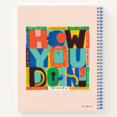 Carnet FRIENDS™ | How You Doin' - Graphisme Vif (Dos)