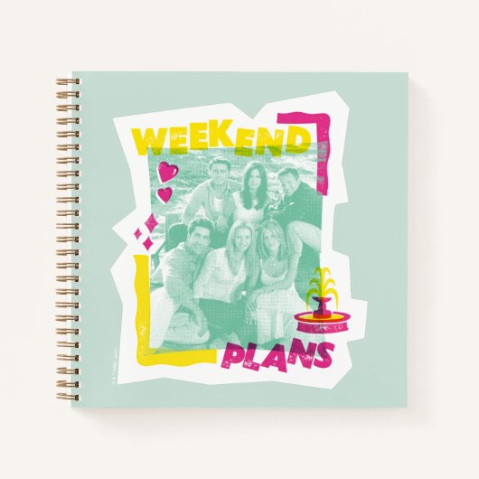 Carnet FRIENDS™ | Plans pour le week-end (Devant)