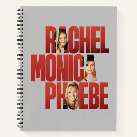 Carnet FRIENDS™ | Rachel, Monica & Phoebe (Devant)