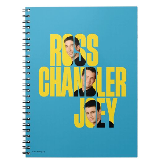 Carnet FRIENDS™ | Ross, Chandler et Joey (Devant)