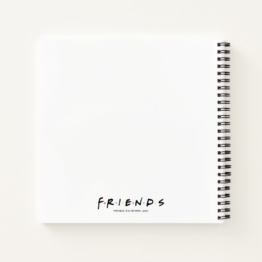Carnet FRIENDS™| Ross, Joey et Chandler Bromance (Dos)
