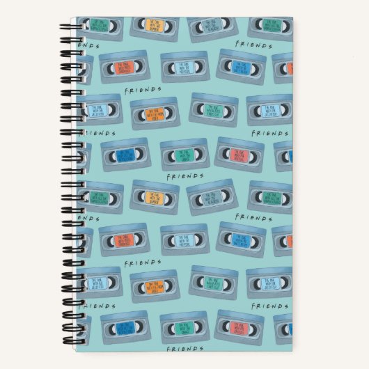 Carnet FRIENDS™ | The One With Video Tape Pattern (Recto)