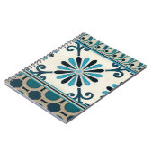 Carnet Frise Indigo II non embellie (Côté gauche)