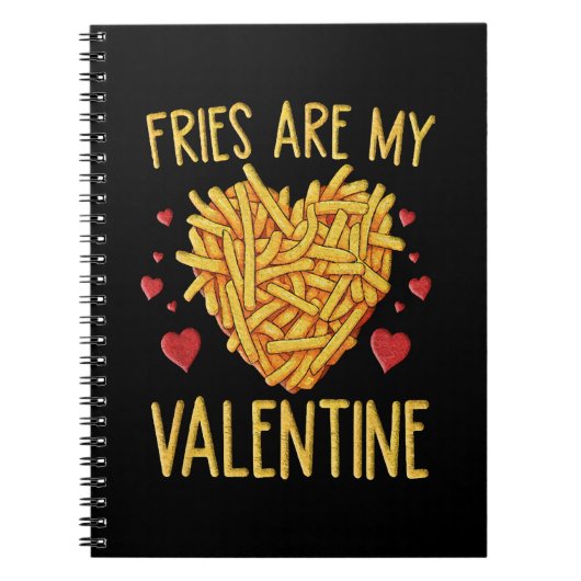 Carnet Frites Sont Mon Valentin (Devant)