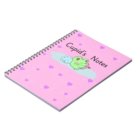 Carnet Frog cupid's notes  (Côté gauche)