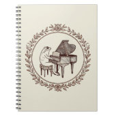 Carnet Frog Playing Piano (Devant)