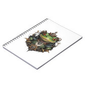 Carnet Froggie Frog Steampunk Design, (Côté gauche)