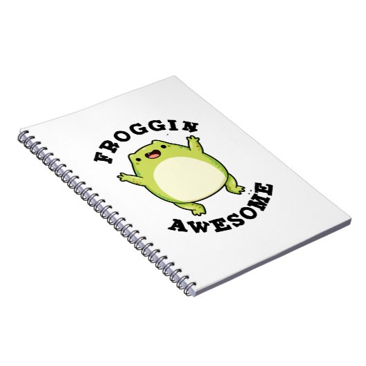 Carnet Froggin Awesome Funky Frog Pun (Côté Droit)